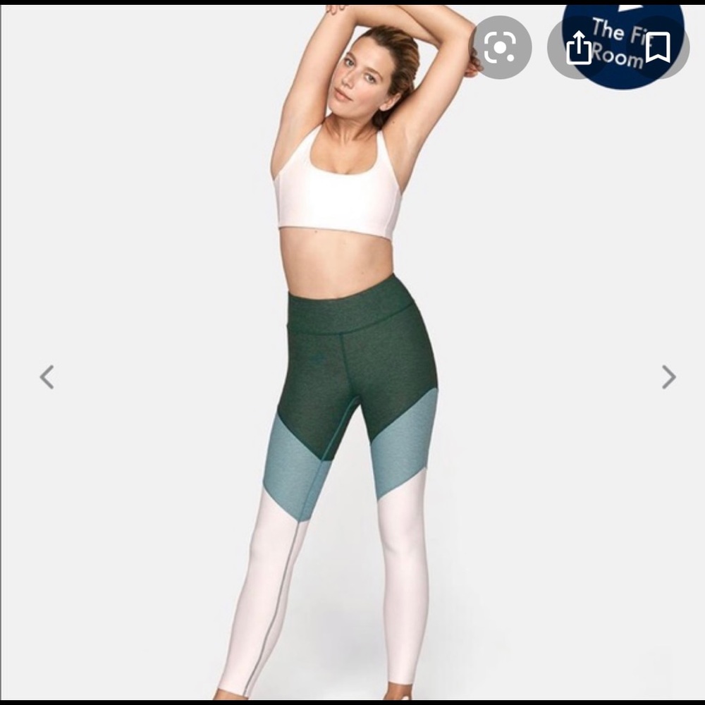 Outdoor voices tricolor leggings. Like new!